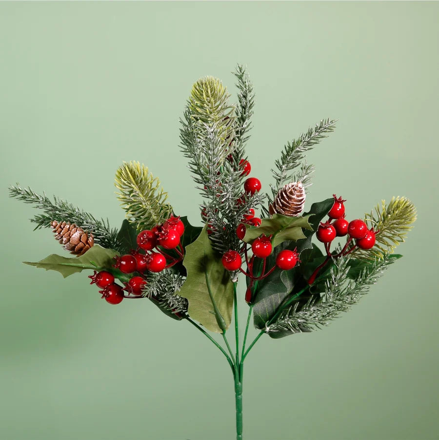 Christmas Berry and Acorn Bush