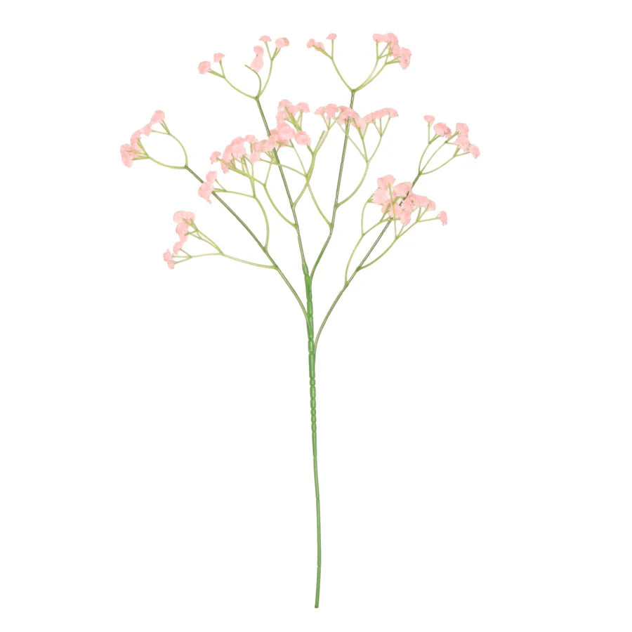 Fluffy Gypsophilia Spray - Pale Pink