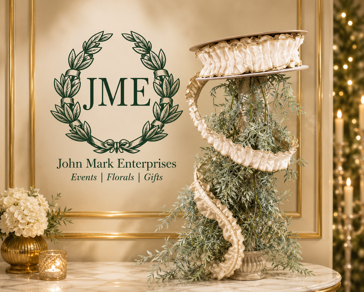 JME White Velvet Pleated Metallic Dupion Double Fused-1.5x10yd