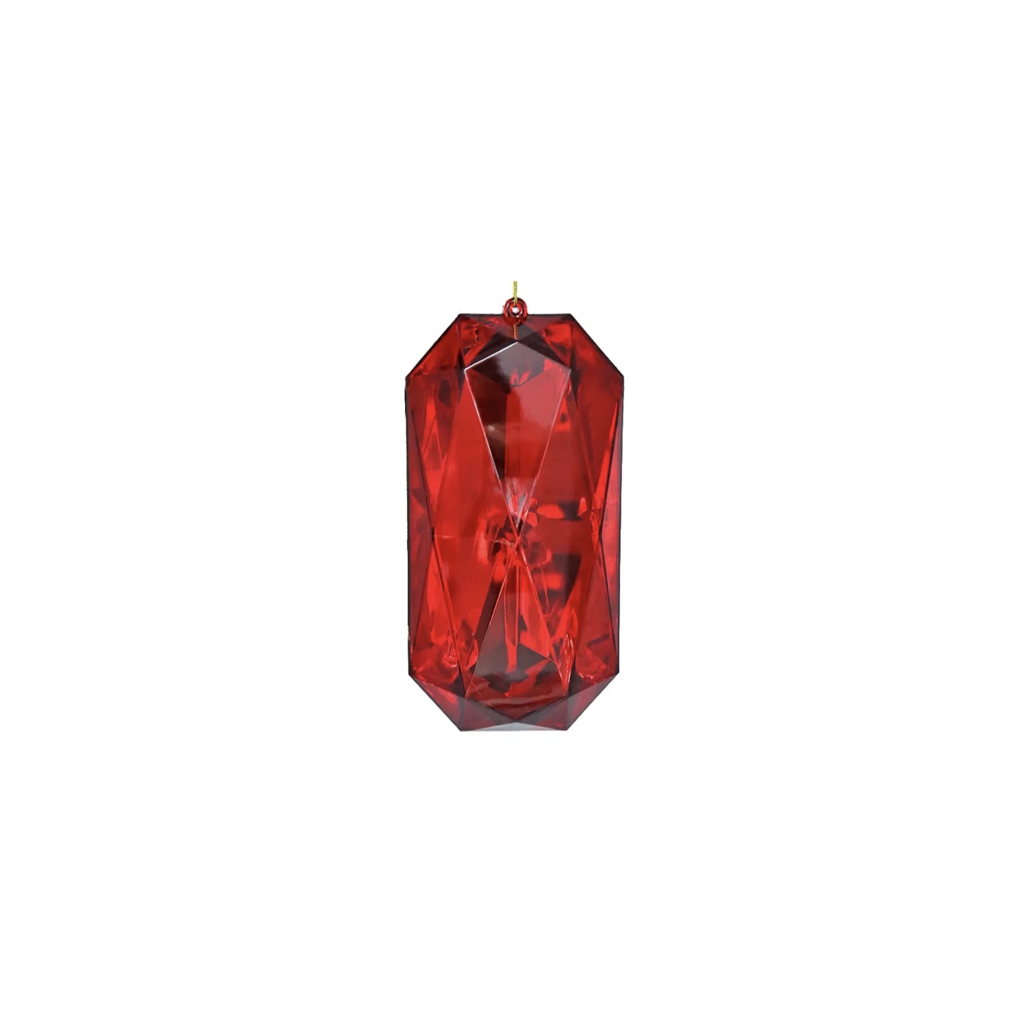 Small Rectangular Red Jewel