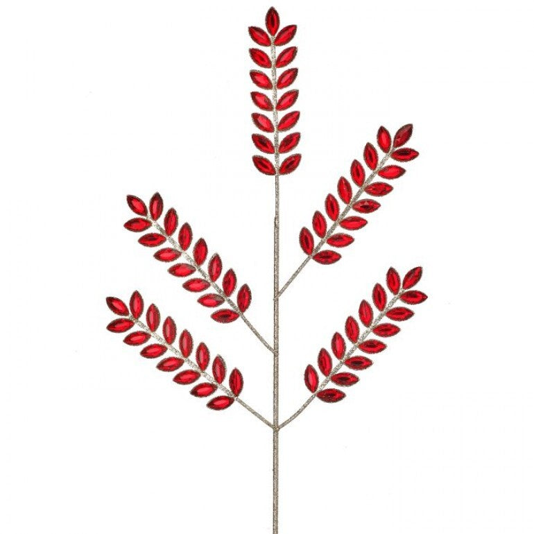 REGENCY 22.5" JEWEL SPRAY-RED AND GOLD