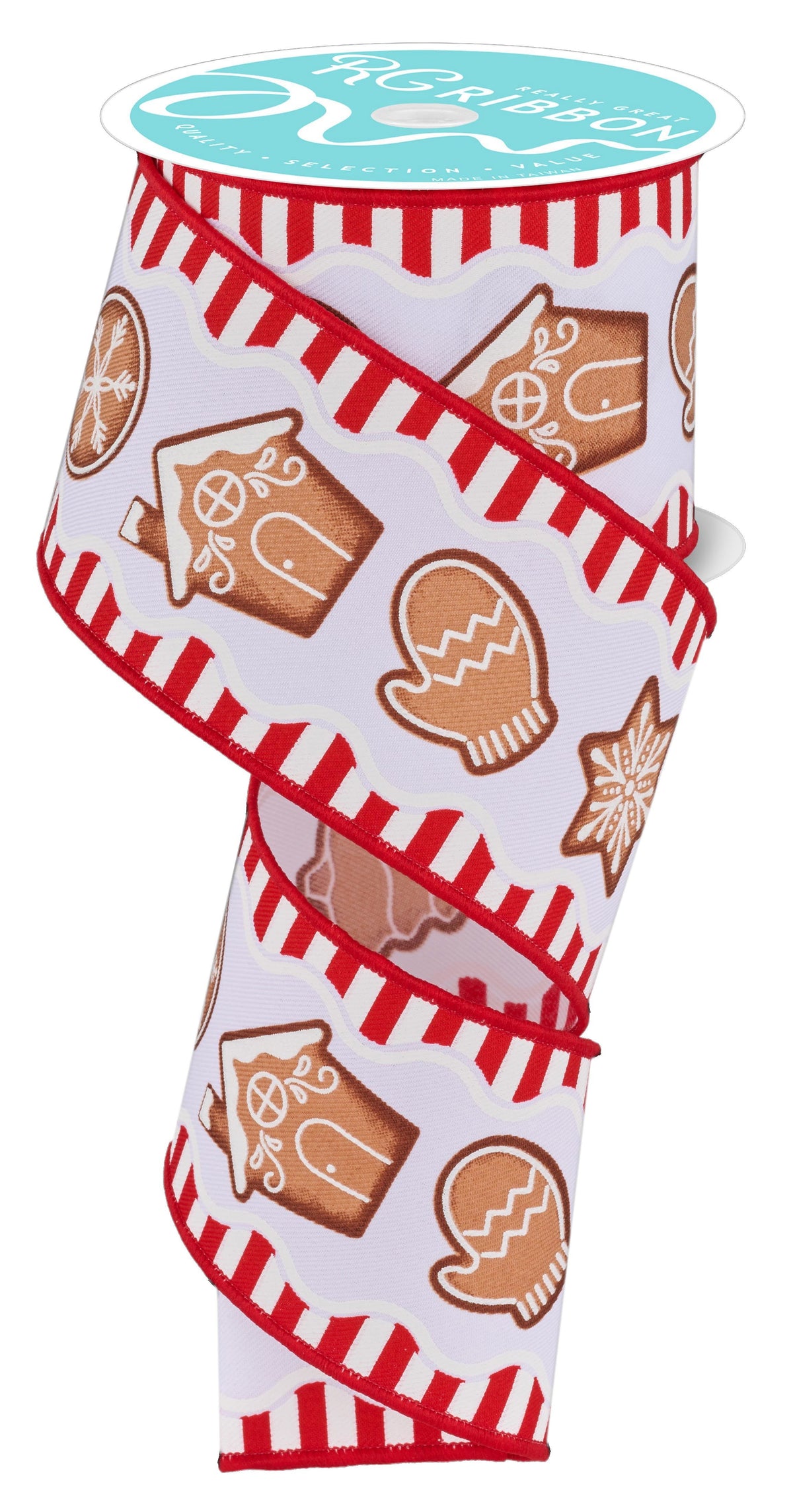 2.5"X10YD GINGERBREAD COOKIES