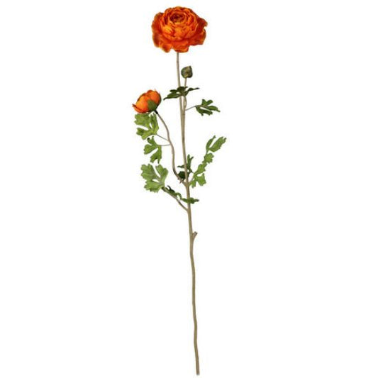 70cm RANUNCULUS SPRAY ORANGE
