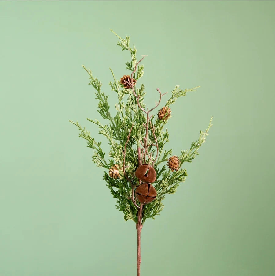Premium Lawson Cypress & Bells Medium Pic (55cm)