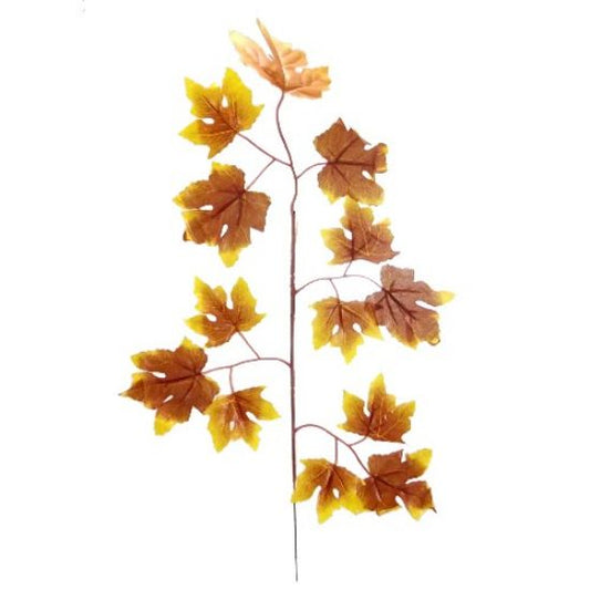 MAPLE LEAF SPRAY  BROWN/YELLOW