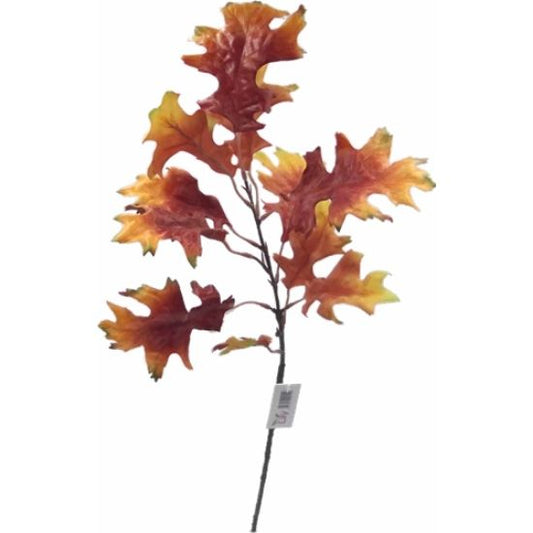 DELUXE OAK LEAF SPRAY ORANGE/RED