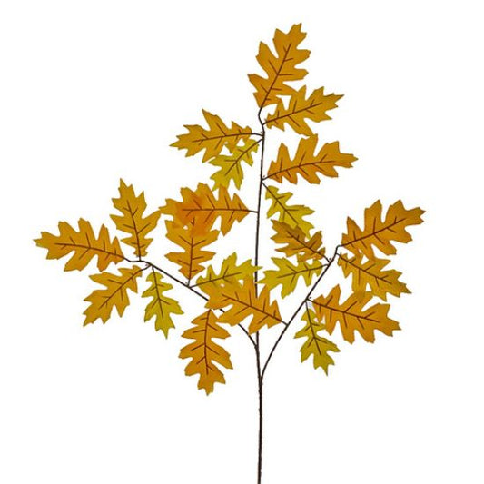 LARGE OAK LEAF SPRAY ORANGE/YELLOW