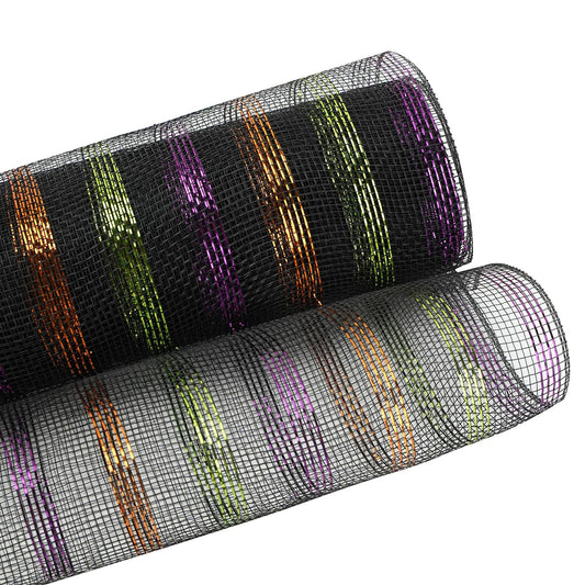 Halloween Stripe Mesh