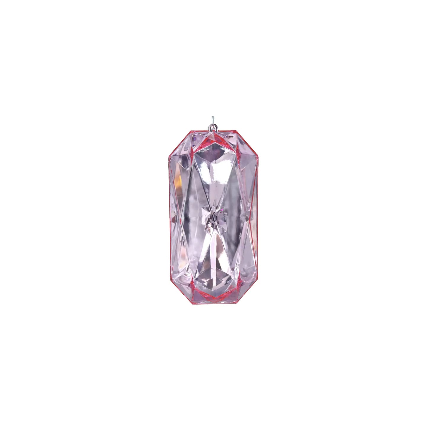 Small Rectangular Pink Jewel