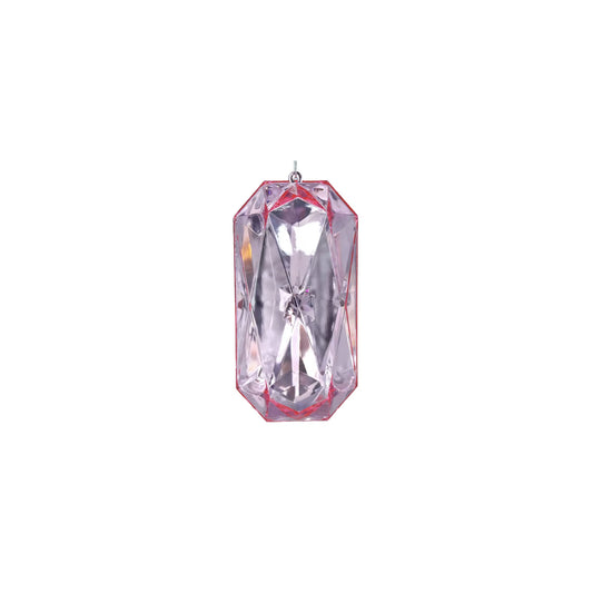 Small Rectangular Pink Jewel