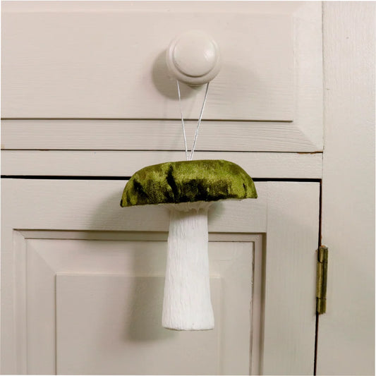 Velvet Hanging Mushroom - Dark Green