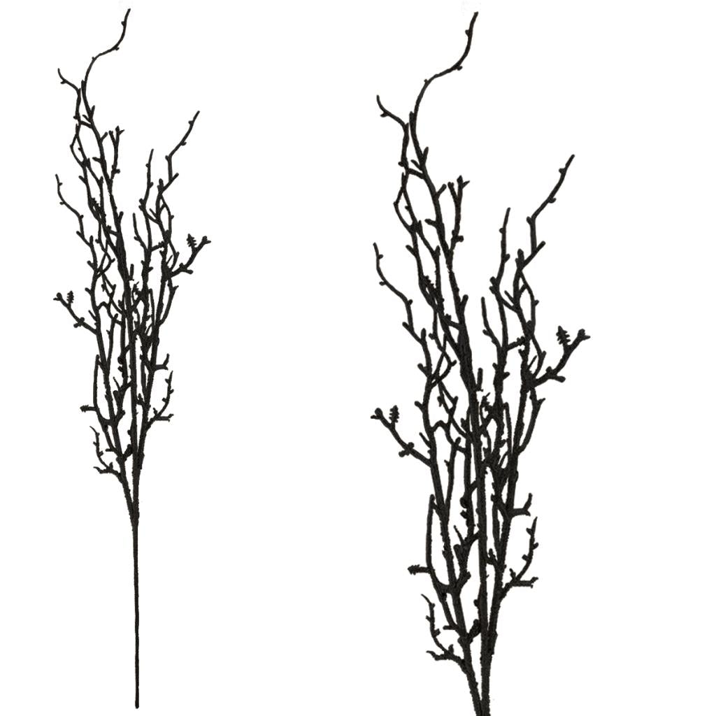 82CM BLACK SPARKLE BRANCH