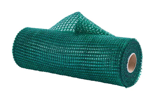 10" x 10yd Horizontal Wide Stripe Mesh - Hunter Green