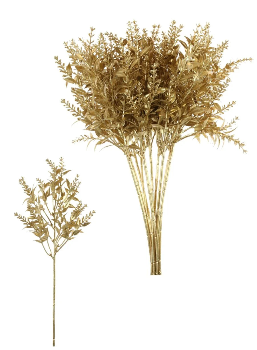 Gold Harvest Leaf Sprig (10x Sprigs)
