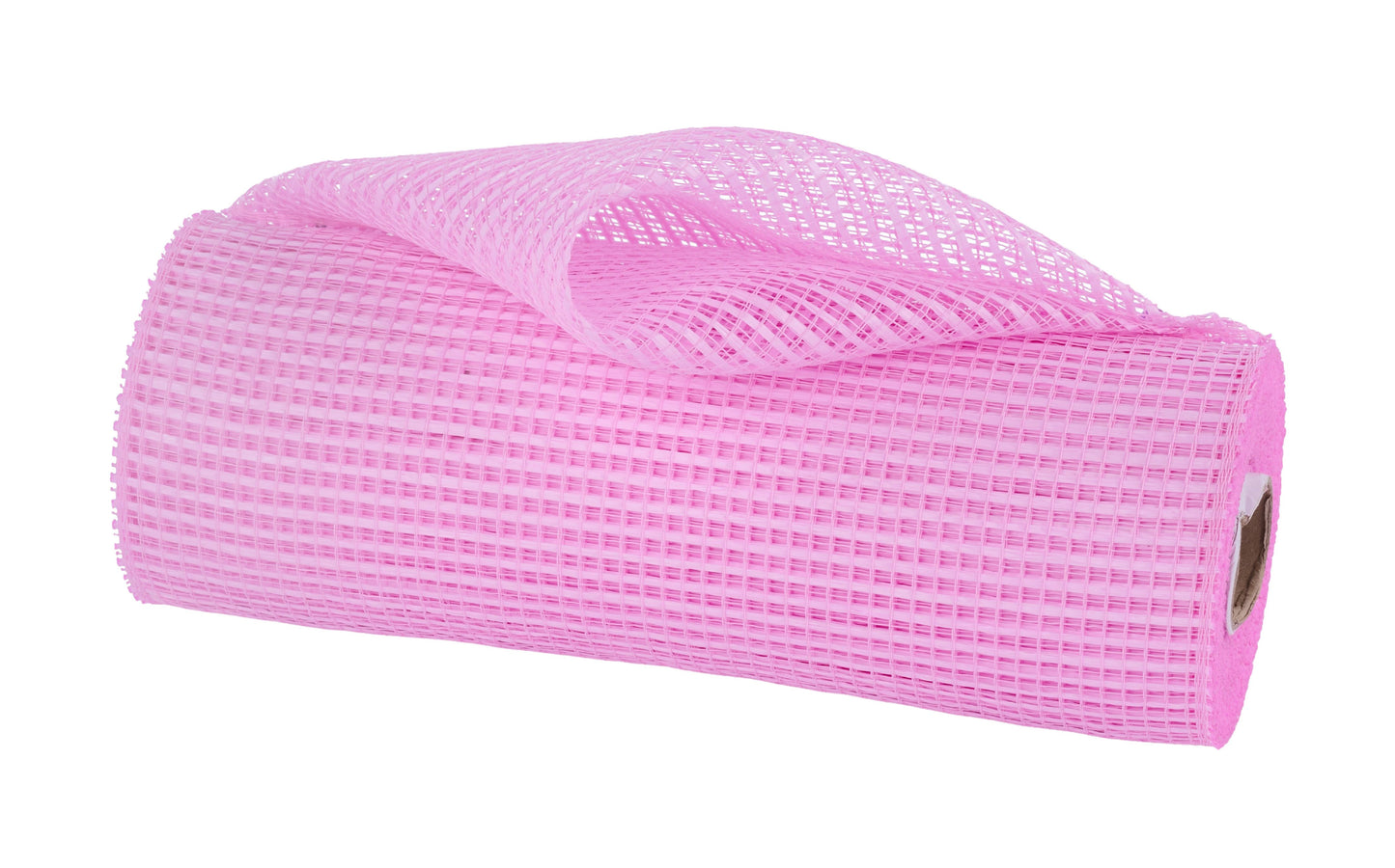 10" x 10yd Horizontal Wide Stripe Pink Mesh