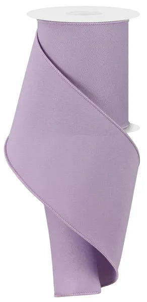 4" x 10yd Diagonal Weave Wired Ribbon - Lavender