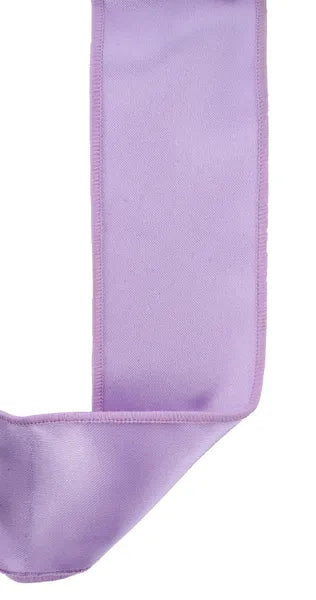 D'LUX 2.5" x 10yd Satin Fused Wired Ribbon- Choice Of Colours