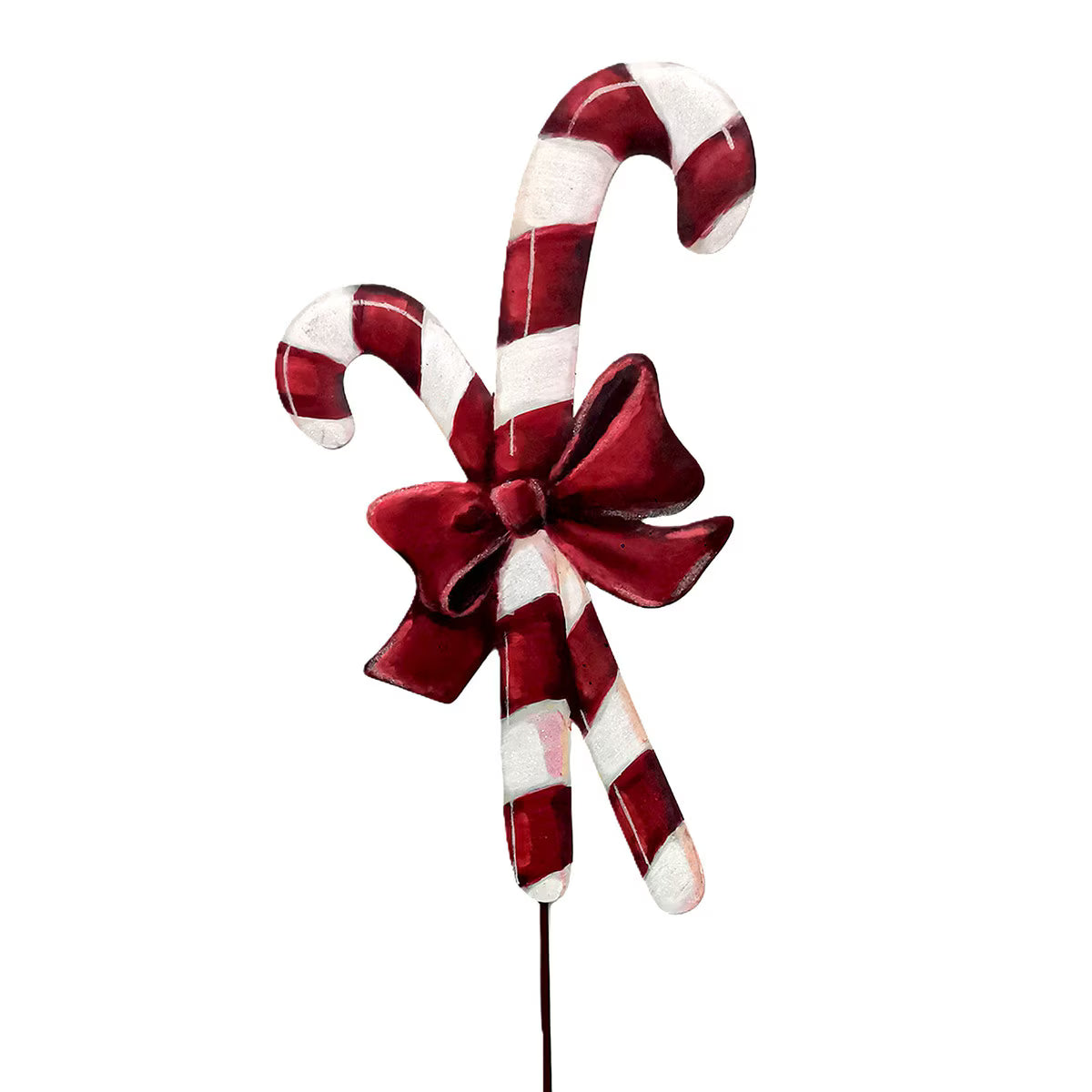 RTC Burgundy Velvet Twisted Candy Canes
