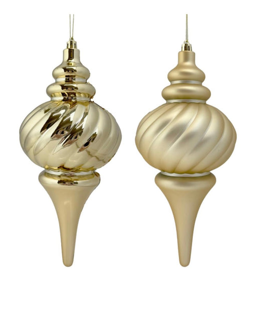 LARGE FINIAL- GOLD (one supplied