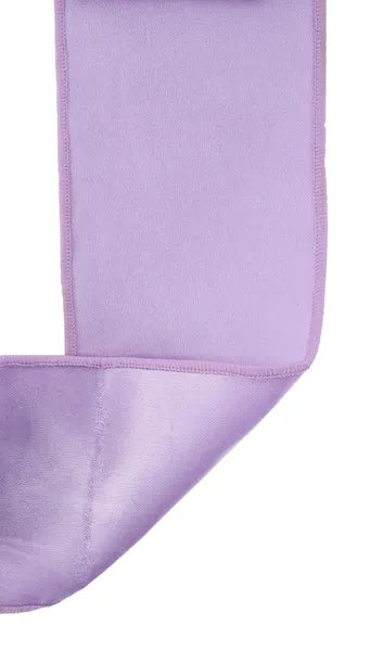 D'Lux 7/8" x 10yd Lavender Satin Fused Wired Ribbon