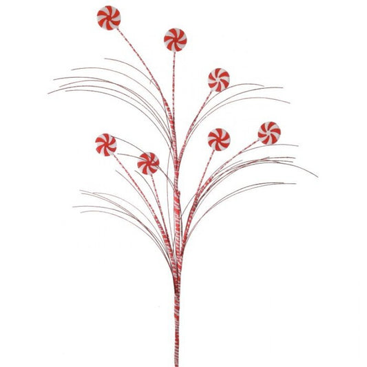 REGENCY 31" PEPPERMINT GLITTER SPRAY