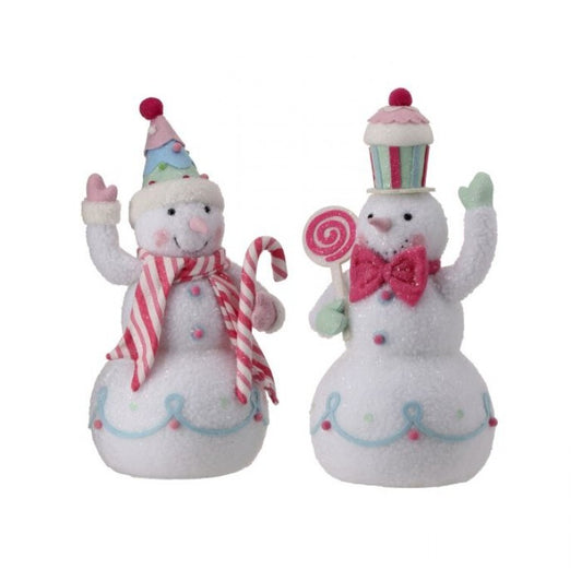 REGENCY 16.5" FABRIC SOO SWEET SNOWMEN