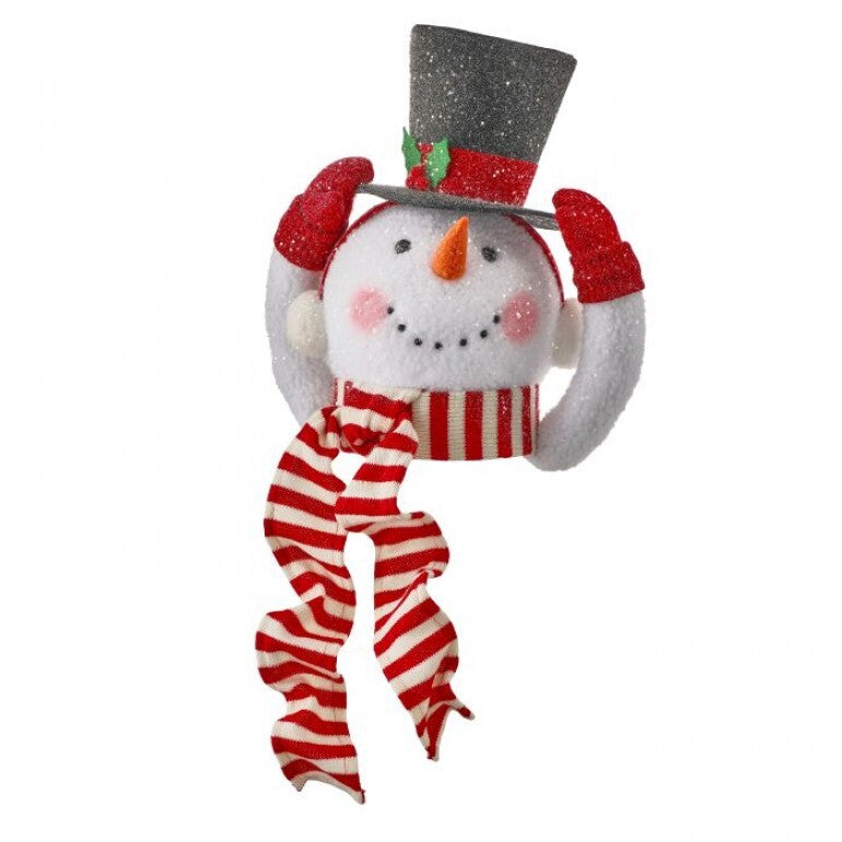 REGENCY 14" FELT SNOWMAN WITH HAT TREE TOPPER/ATTACHMENT