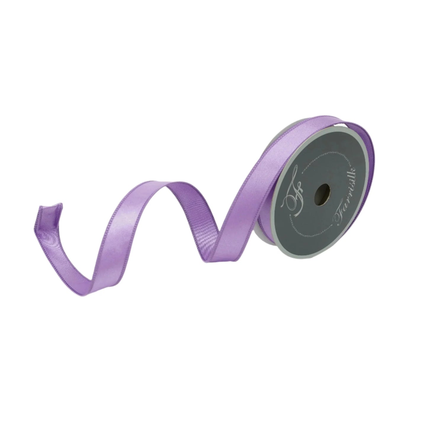 FARRISILK SATIN  1"X10YD WIRED RIBBON -  LAVENDER