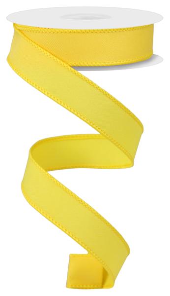7/8" Yellow Diagonal Weave