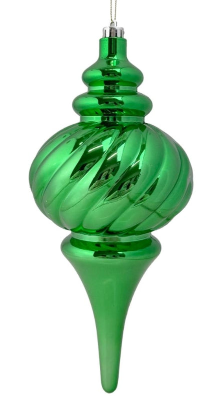 Emerald Green Finial - Shiny