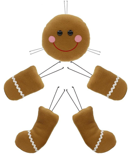 5 Pc 21"H Gingerbread Decor Attachment Kit