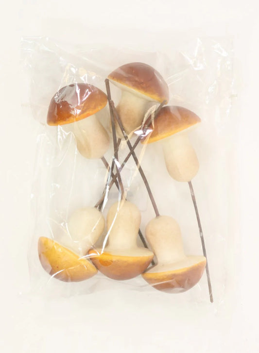 Mushroom Picks-Pack Of Six