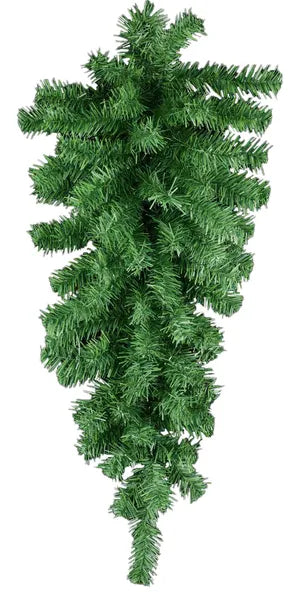 30" Pine Teardrop Swag-Green