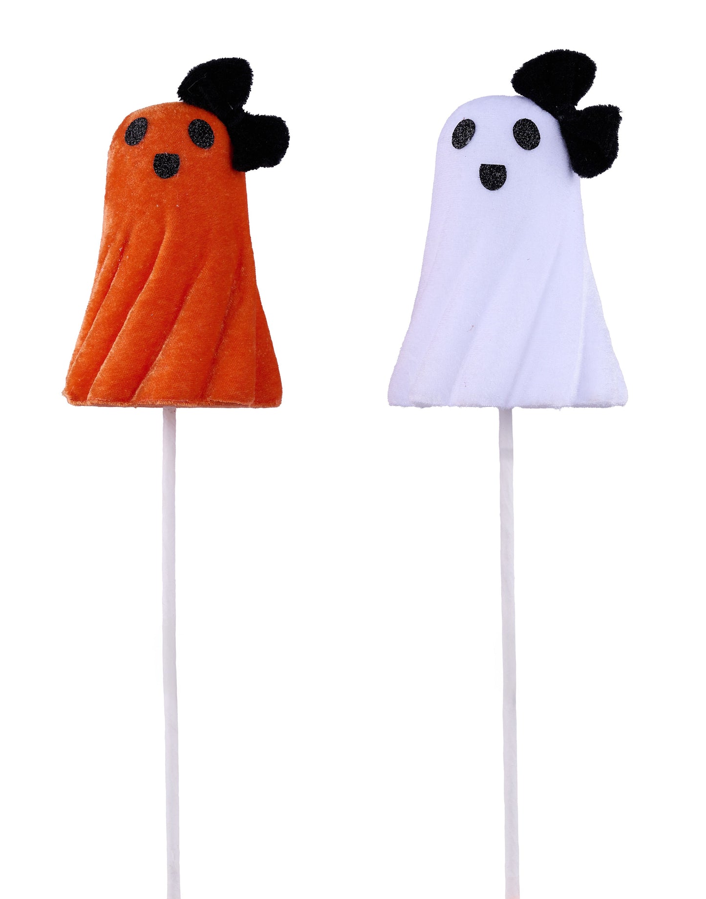 14.5" Velvet/Styrofoam Ghost Stem Set