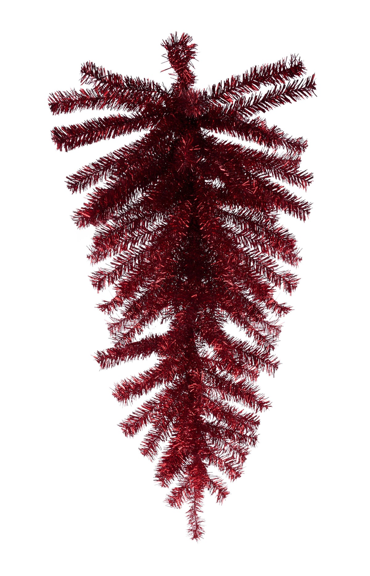 36" METALLIC TEARDROP, 90 TIPS RED