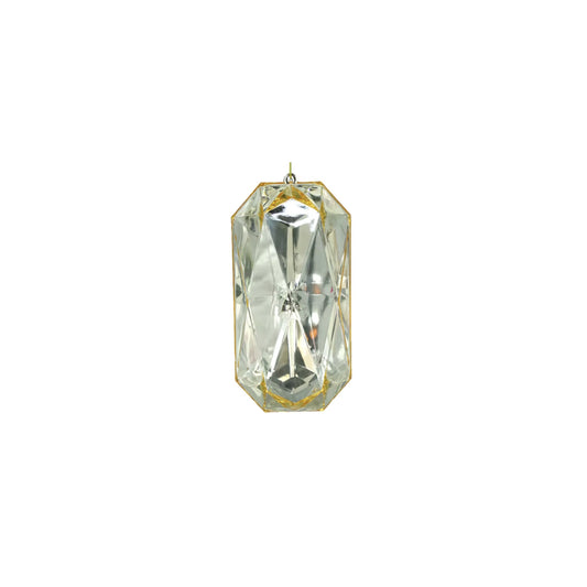 Small Rectangle Acrylic Jewel- GOLD