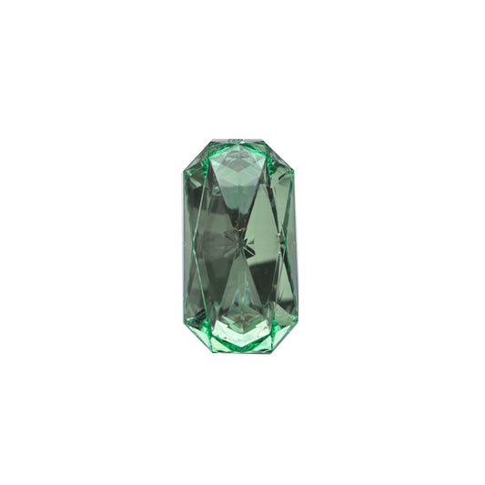 Small Rectangle Acrylic Jewel - Mint