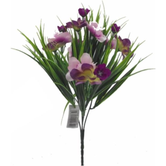 Mixed Flower Bush - Purple