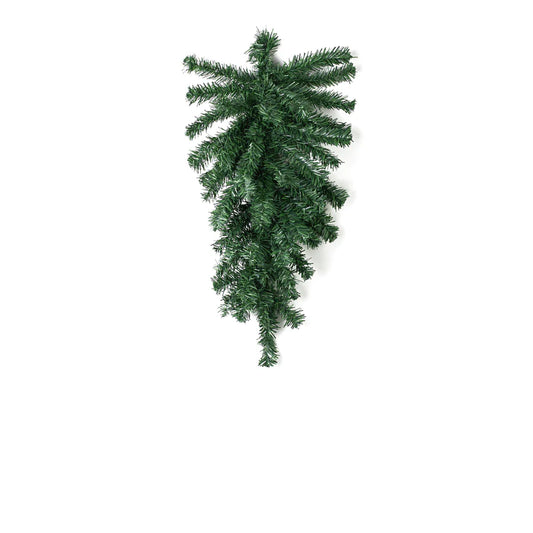 24" Pine Teardrop Swag-Green